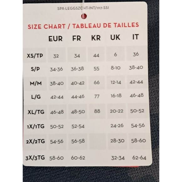 NWT Spanx Look At Me Now Leggings Medium Black Camo Smoothing Seamless Shaping - Picture 10 of 12